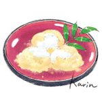 安倍川餅　イラスト